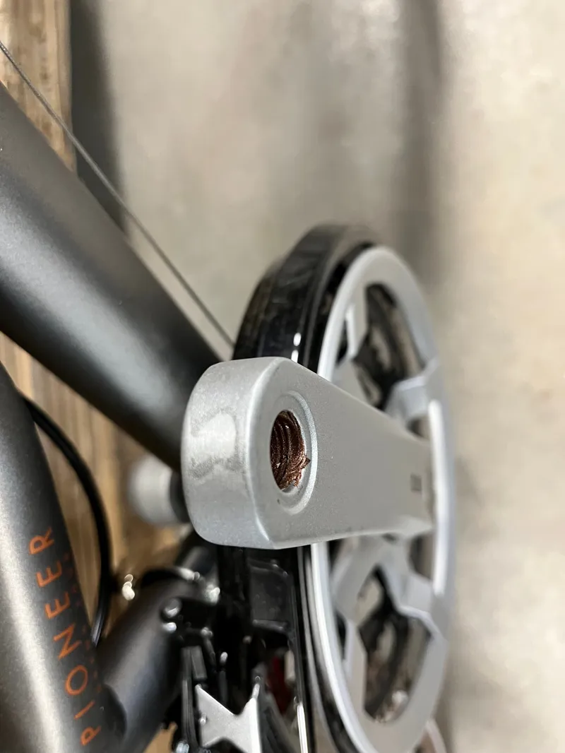 EX-DISPLAY Raleigh Pioneer Grand Tour Lowstep Women's Hybrid Bike 18 Inch 2023 in Red-3